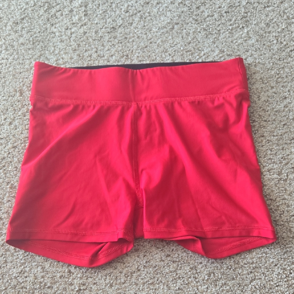 DSG Red Athletic Shorts with Compression Fit